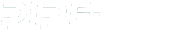 White logo displaying the text PIPE-FLO. in large letters, with from Realize in smaller text below on a light background.